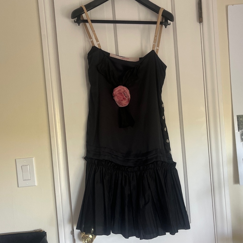 Vintage Lanvin Rose Dress  Size 36
